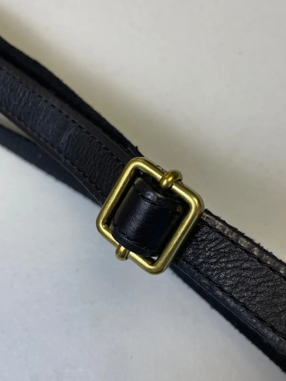 FOSSIL Kinley Pocket Crossbody Bag Leather Colorblock Brown Black Minimalist